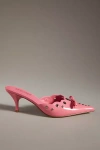 Jeffrey Campbell Gratis Mule Heels In Pink