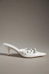 Jeffrey Campbell Gratis Mule Heels In White