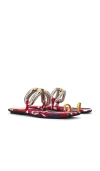 Jeffrey Campbell Guilded 2 Flat Sandal In Multi