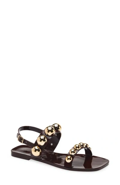 Jeffrey Campbell Gum-drop Jelly Sandal In Brown