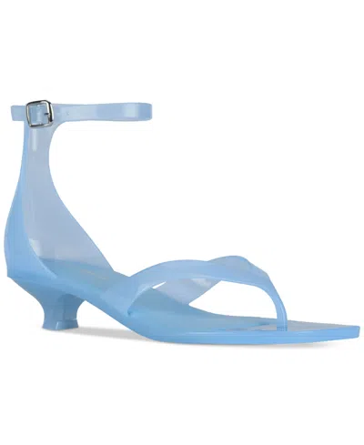 Jeffrey Campbell Gummy Kitten-heel Jelly Thong Sandals