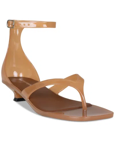 Jeffrey Campbell Gummy Kitten-heel Jelly Thong Sandals
