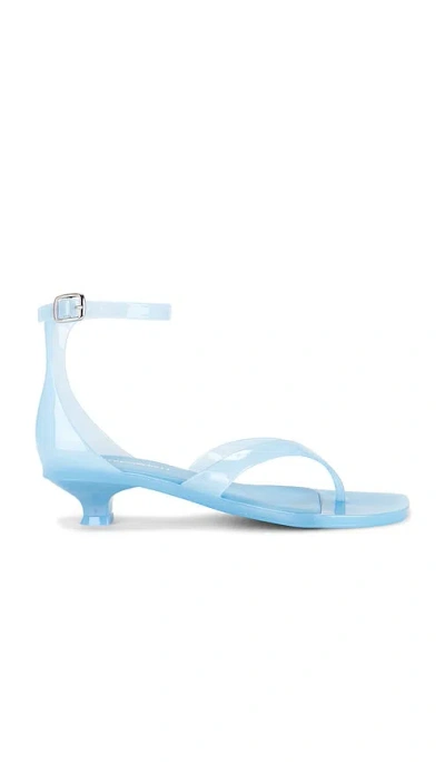 Jeffrey Campbell Gummy Ankle Strap Sandal In Blue