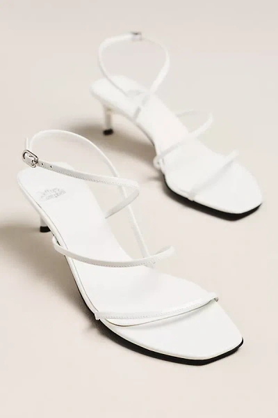 Jeffrey Campbell Halcyon Strappy Kitten Heels In White