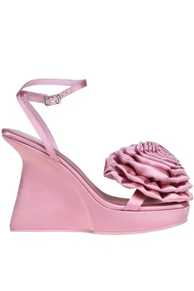 Jeffrey Campbell Hibiscus Sandals In Pink