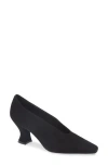 Jeffrey Campbell Hints-2 Suede Square Toe Pump