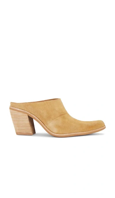 Jeffrey Campbell Hold Em In Beige Suede Natural Stack