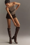 Jeffrey Campbell Hot Lava Boots In Brown