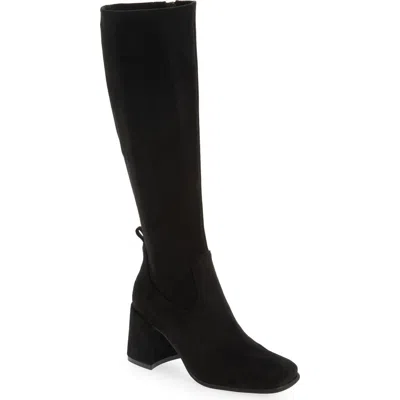 Jeffrey Campbell Hot Lava Knee High Stretch Boot In Multi