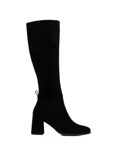 Jeffrey Campbell Hotlava K2 Square-toe Block-heel Boots In Black