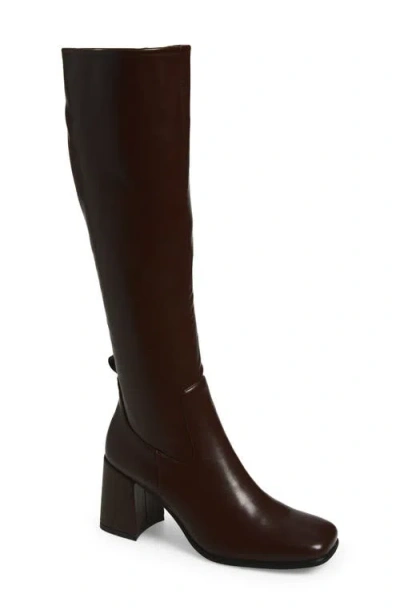 Jeffrey Campbell Hotlava Knee High Boot In Brown