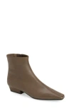 Jeffrey Campbell Ichabod Square Toe Bootie In Khaki