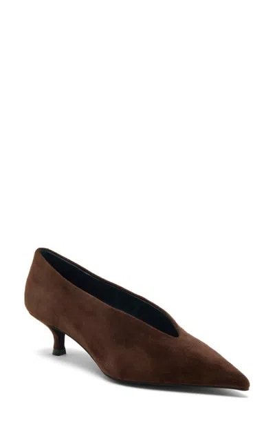 Jeffrey Campbell Ida-mae Pointed Toe Pump In Brown