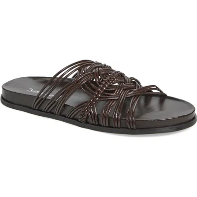 Jeffrey Campbell Intwined Slide Sandal In Black