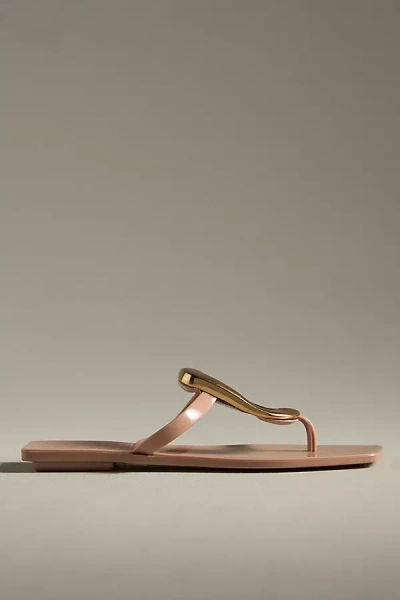 Jeffrey Campbell Jelly Linques Sandals In Beige