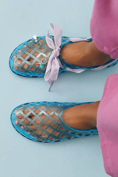 Jeffrey Campbell Jellz Flats In Blue