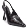 Jeffrey Campbell Judicial Slingback Loafer Pump In Black