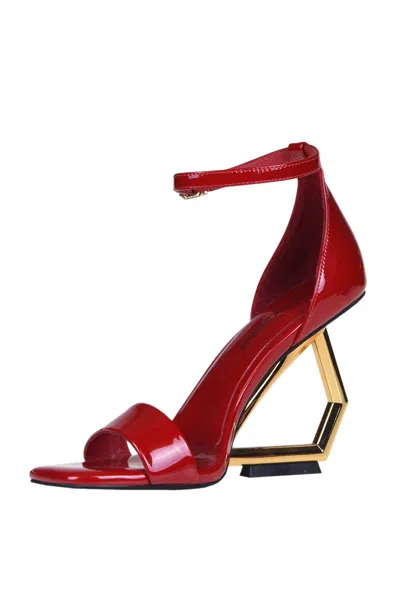 Jeffrey Campbell Kalisto Sandals In Red