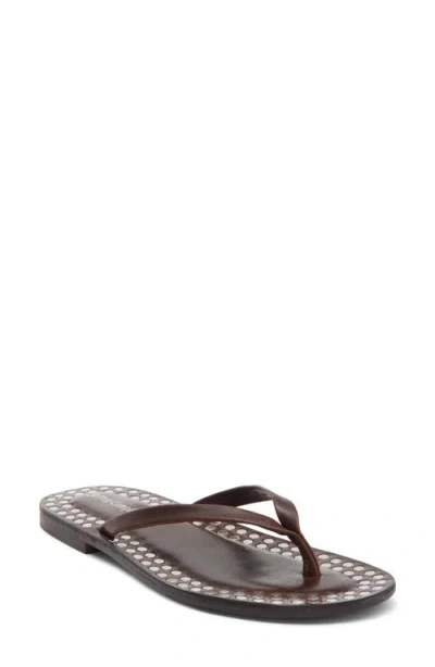 Jeffrey Campbell Katrina Flip Flop In Brown
