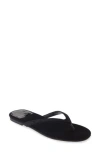 Jeffrey Campbell Elemental Sandal In Black Velvet