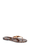 Jeffrey Campbell Kierra Flip Flop In Tortoise