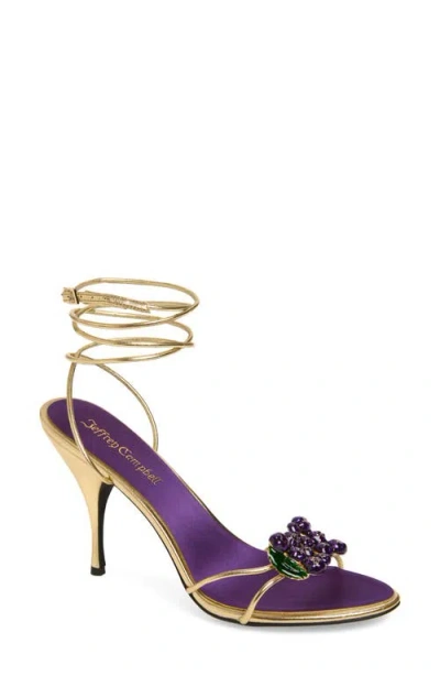 Jeffrey Campbell Kleo Ankle Strap Sandal In Multi