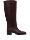 Jeffrey Campbell Lada Knee-high Boots In Red