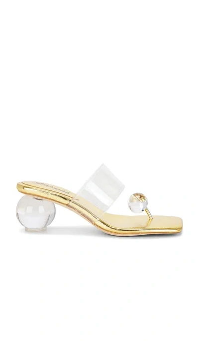 Jeffrey Campbell Latus Sandal In Gold
