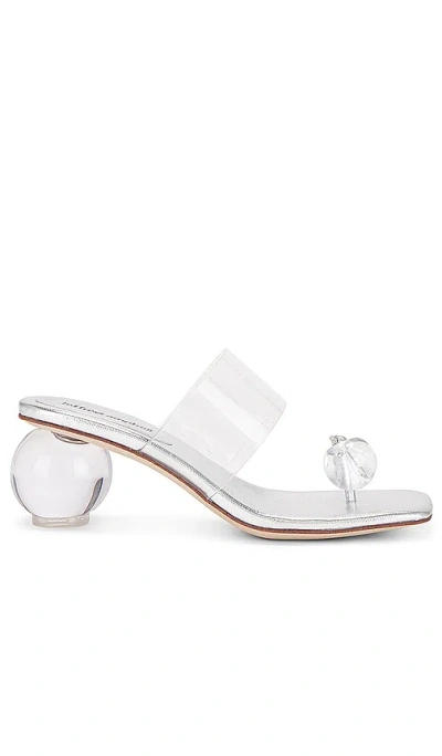 Jeffrey Campbell Latus Sandal In Silver Clear