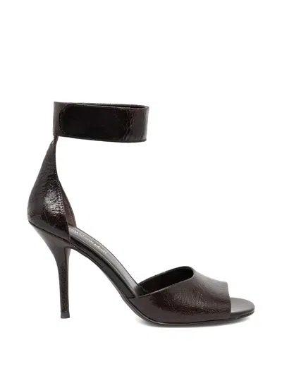 Jeffrey Campbell Leather Ankle-strap Sandals In Brown