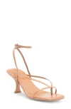 Jeffrey Campbell Leeda Ankle Strap Sandal In Beige Wax