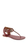Jeffrey Campbell Leif Sandal In Red Combo