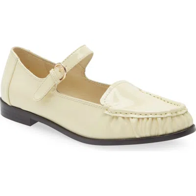 Jeffrey Campbell Lillith Mary Jane Flat In Yellow