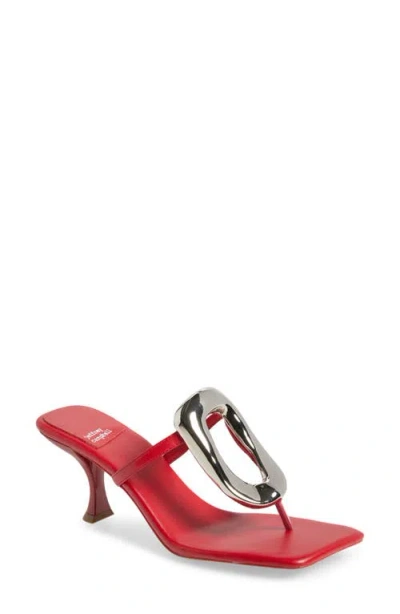 Jeffrey Campbell Linq Up Sandal In Red