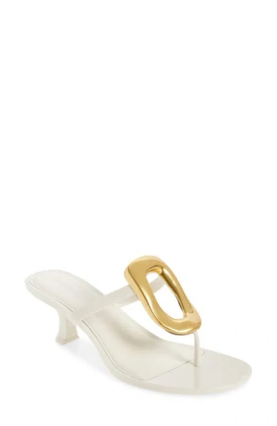Jeffrey Campbell Linq Up Slide Sandal In Neutral