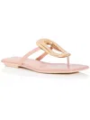 Jeffrey Campbell Linques-j Embellished T-strap Flat Jelly Sandals In Multi