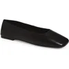 Jeffrey Campbell Listos Square Toe Flat In Animal Print