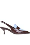 Jeffrey Campbell Literaure Slingback Pumps In Brown