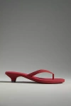 Jeffrey Campbell Lollipop Kitten Heel Sandal In Red