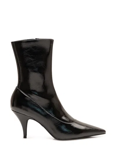 Jeffrey Campbell Looker Crin Tall Boot In Black