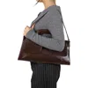 Jeffrey Campbell Lorelai Double Strap Leather Satchel In Brown