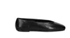 Jeffrey Campbell Fathom Sequin Square Toe Flat In Black