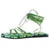 Jeffrey Campbell Lucinda Sandal In Green Multi In Green