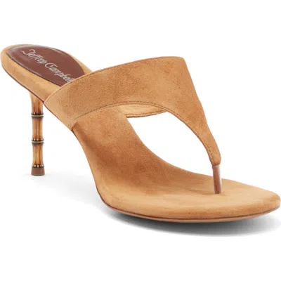 Jeffrey Campbell Marilla Stiletto Sandal In Camel Suede