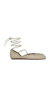 Jeffrey Campbell Martine Flats In Sage