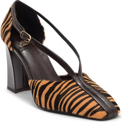 Jeffrey Campbell Mckinley Genuine Calf Hair Pump In Multi