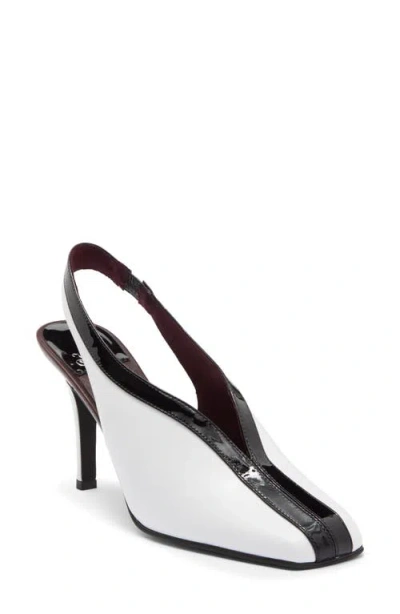 Jeffrey Campbell Means Slingback Pump In White
