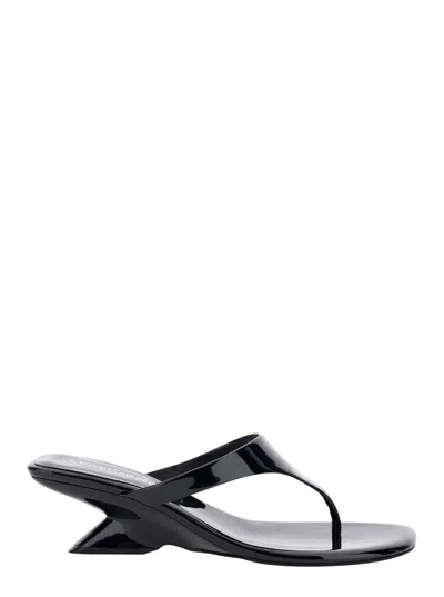 Jeffrey Campbell Medellin Patent Wedges With High Heel And Elegant Design In Black Leather For Women