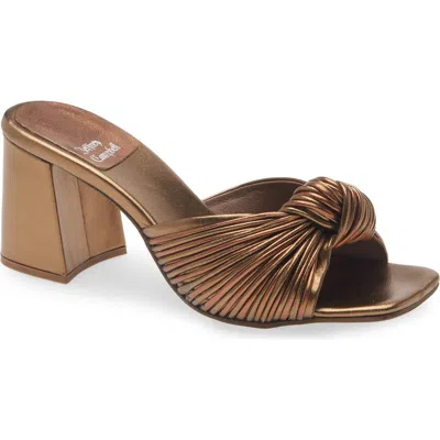 Jeffrey Campbell Melonger Slide Sandal In Brown