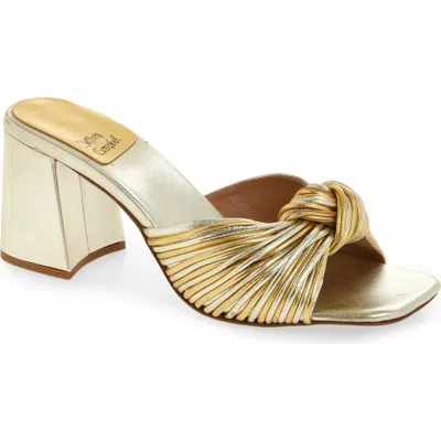 Jeffrey Campbell Melonger Slide Sandal In Gold